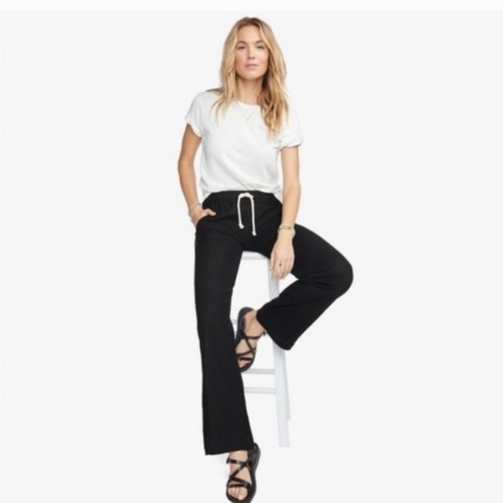 American Giant Linen Blend Pants in Black Large